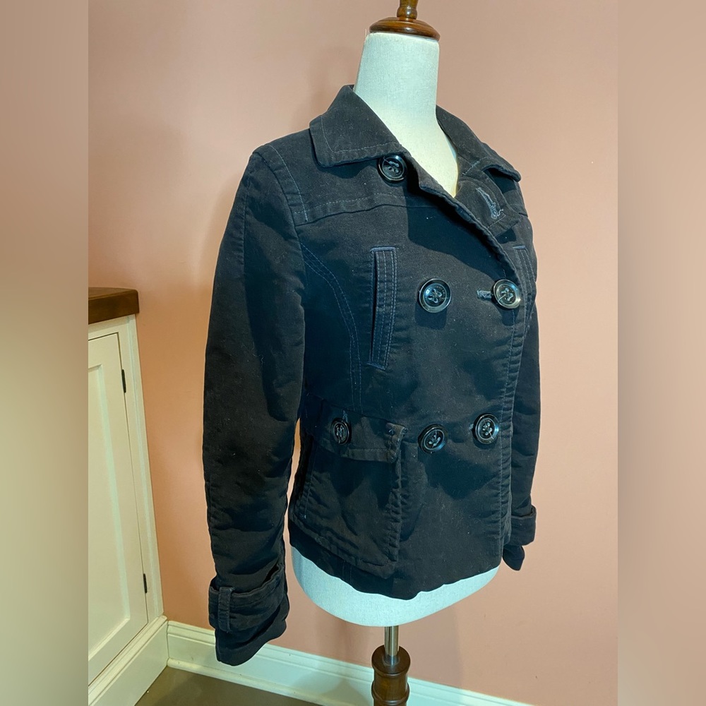 Black pea coat, American Eagle